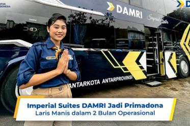 2 Bulan Beroperasi, Bus Double Decker DAMRI Laris Diminati Masyarakat