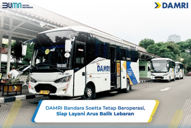 DAMRI Bandara Soetta Tetap Beroperasi, Siap Layani Arus Balik Lebaran