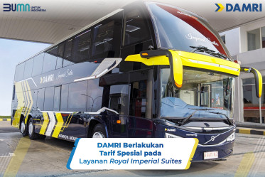 DAMRI Berlakukan Tarif Spesial pada Layanan Royal Imperial Suites