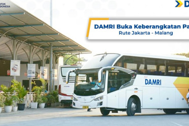 DAMRI Buka Keberangkatan Pagi, Rute Jakarta - Malang