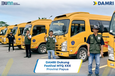 DAMRI Dukung Festival MTQ XXX Provinsi Papua