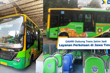 DAMRI Dukung Trans Jatim Jadi Layanan Perkotaan di Jawa Timur