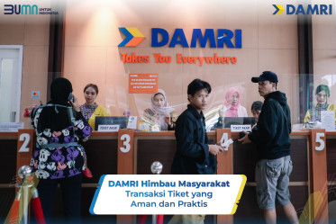DAMRI Himbau Masyarakat Transaksi Tiket yang Aman dan Praktis