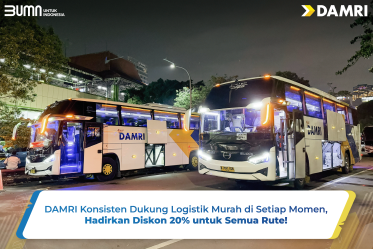 DAMRI Konsisten Dukung Logistik Murah di Setiap Momen, Hadirkan Diskon 20% untuk Semua Rute!
