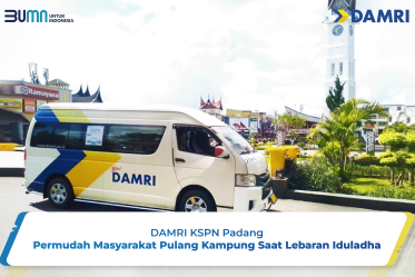DAMRI KSPN Padang Permudah Masyarakat Pulang Kampung Saat Lebaran Iduladha