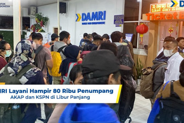 DAMRI Layani Hampir 80 Ribu Penumpang AKAP dan KSPN di Libur Panjang