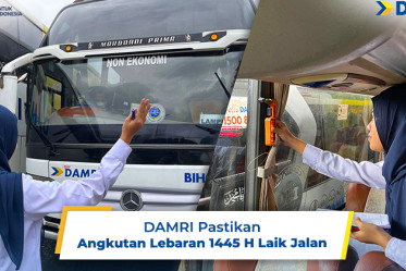 DAMRI Pastikan Angkutan Lebaran 1445 H Laik Jalan