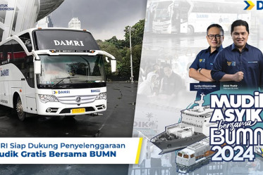 DAMRI Siap Dukung Penyelenggaraan Mudik Gratis Bersama BUMN