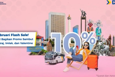 Februari Flash Sale! DAMRI Bagikan Promo Sambut Isra Miraj, Imlek, dan Valentine