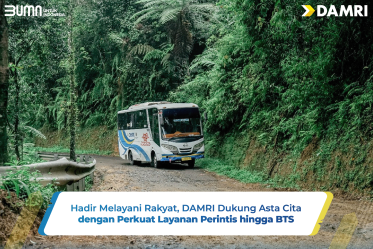 Hadir Melayani Rakyat, DAMRI Dukung Asta Cita dengan Perkuat Layanan Perintis hingga BTS