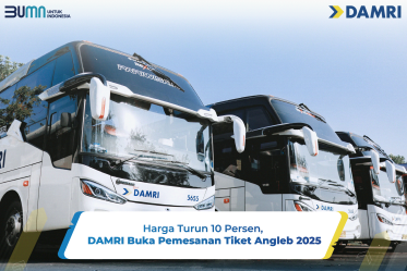 Harga Turun 10 Persen, DAMRI Buka Pemesanan Tiket Angleb 2025