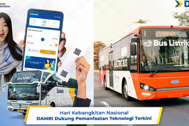 Hari Kebangkitan Nasional, DAMRI Dukung Pemanfaatan Teknologi Terkini