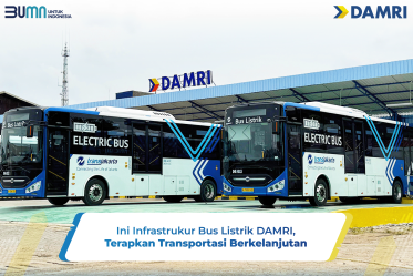Ini Infrastrukur Bus Listrik DAMRI, Terapkan Transportasi Berkelanjutan