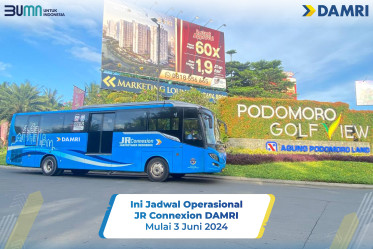 Ini Jadwal Operasional JR Connexion DAMRI Mulai 3 Juni 2024
