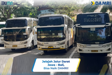 Jelajah Jalur Darat Jawa - Bali, Bisa Naik DAMRI!