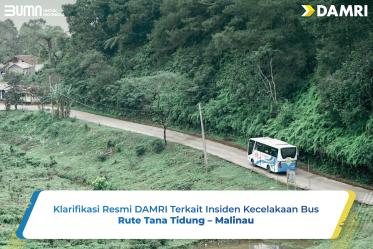 Klarifikasi Resmi DAMRI Terkait Insiden Kecelakaan Bus Rute Tana Tidung – Malinau