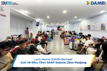 Laris Manis! DAMRI Berhasil Jual 48 Ribu Tiket AKAP Selama Libur Panjang
