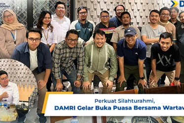 Perkuat Silahturahmi, DAMRI Gelar Buka Puasa Bersama Wartawan