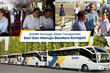 PERUM DAMRI Percepat Akses Transportasi Dari Dan Menuju Bandara Kertajati