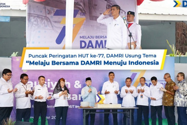 Puncak Peringatan HUT ke-77, DAMRI Usung Tema “Melaju Bersama DAMRI Menuju Indonesia Maju”