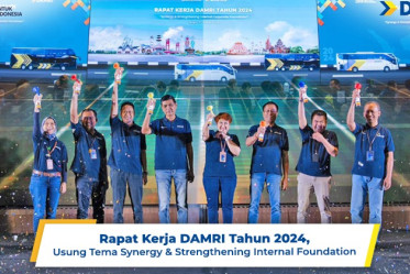 Rapat Kerja DAMRI Tahun 2024, Usung Tema Synergy & Strengthening Internal Foundation