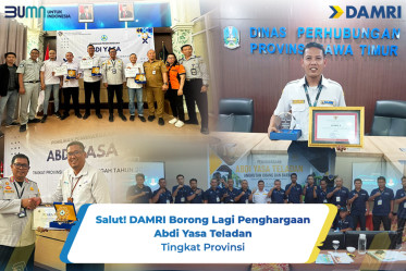 Salut! DAMRI Borong Lagi Penghargaan Abdi Yasa Teladan Tingkat Provinsi