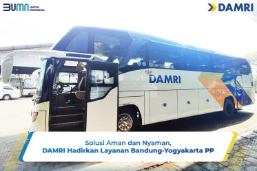 Solusi Aman dan Nyaman, DAMRI Hadirkan Layanan Bandung-Yogyakarta PP