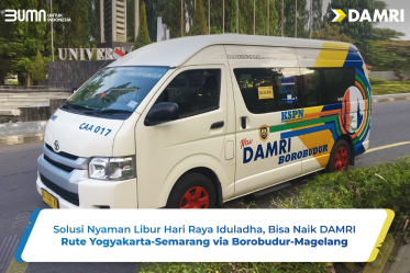 Solusi Nyaman Libur Hari Raya Iduladha, Bisa Naik DAMRI Rute Yogyakarta-Semarang via Borobudur-Magelang