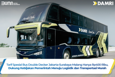 Tarif Spesial Bus Double Decker Jakarta-Surabaya-Malang Hanya Rp400 Ribu, Dukung Kebijakan Pemerintah Menuju Logistik dan Transportasi Murah