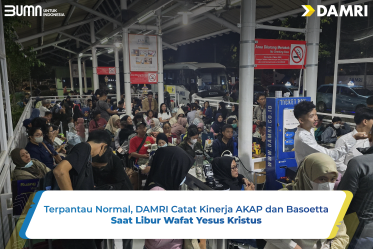 Terpantau Normal, DAMRI Catat Kinerja AKAP dan Basoetta Saat Libur Wafat Yesus Kristus