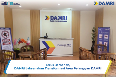 Terus Berbenah, DAMRI Laksanakan Transformasi Area Pelanggan DAMRI
