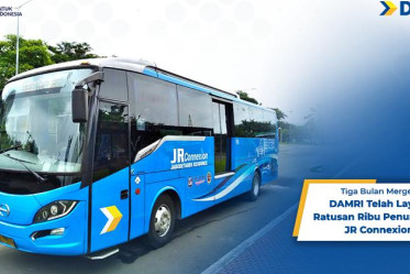 Tiga Bulan Merger, DAMRI Telah Layani Ratusan Ribu Penumpang JR Connexion